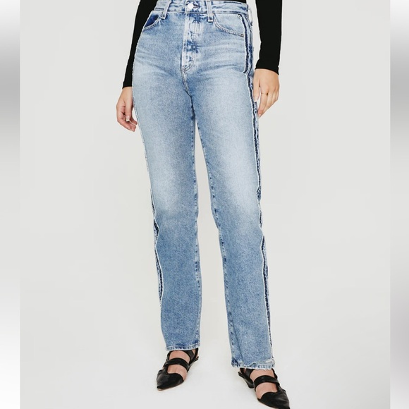 Ag Adriano Goldschmied Denim - NWT AG ALEXXIS Straight Leg High-Rise Vintage Full Motion Stretch Jeans 32